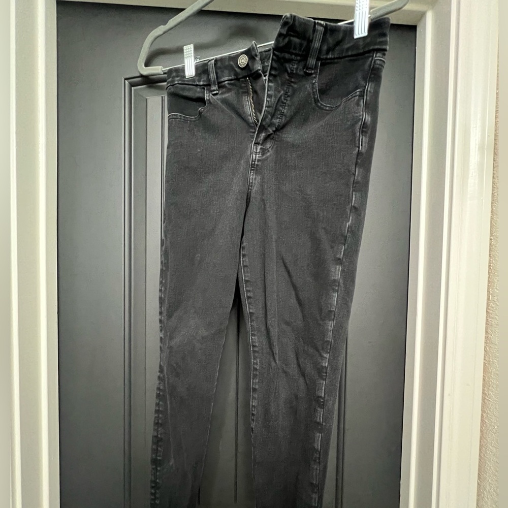 american eagle black skinny dream jean